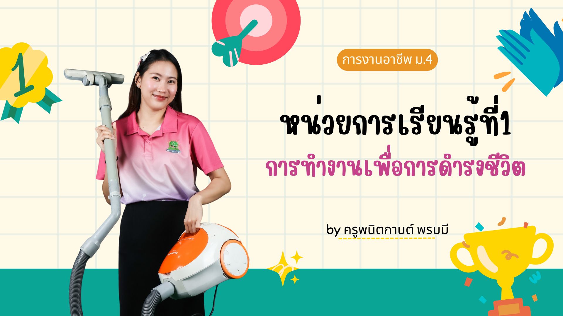 การงานอาชีพ ม.4 หน่วยที่1 การทำงานเพื่อการดำรงชีวิต