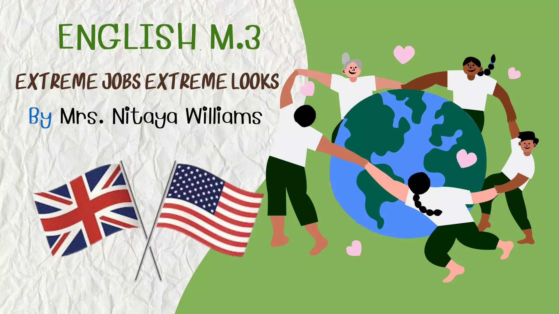 English M.3 Unit 1: Extreme Jobs Extreme Looks